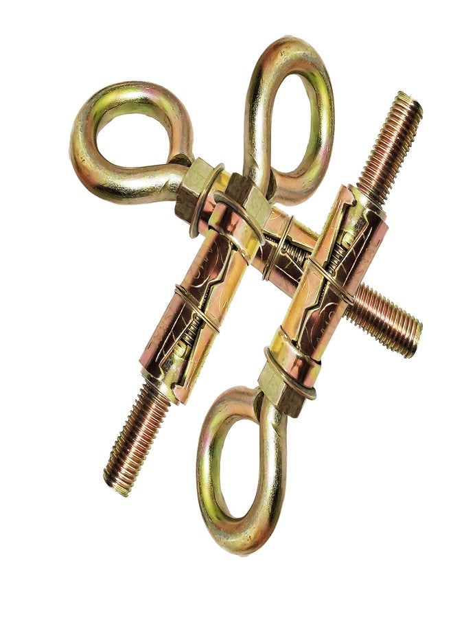 Pure Source India Brass Swing Anchor Fasteners Hook for Hanging Swing, 12 mm, Gold - Image 2